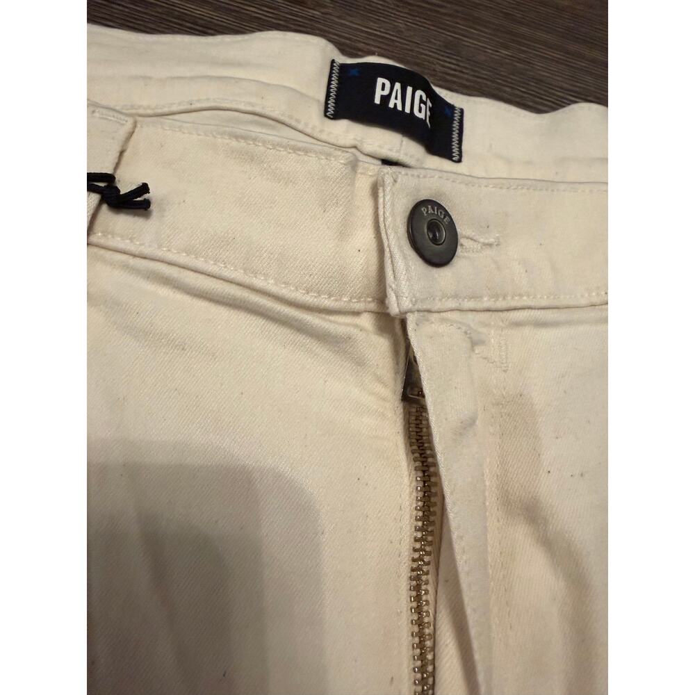 Paige Iced Pearl Denim Pants Womans Size 40 - Picture 6 of 7